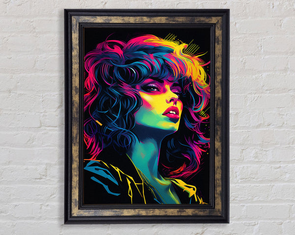 Retro Neon Woman