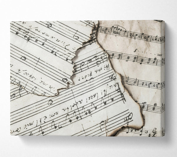 Ivory Tattered Notes