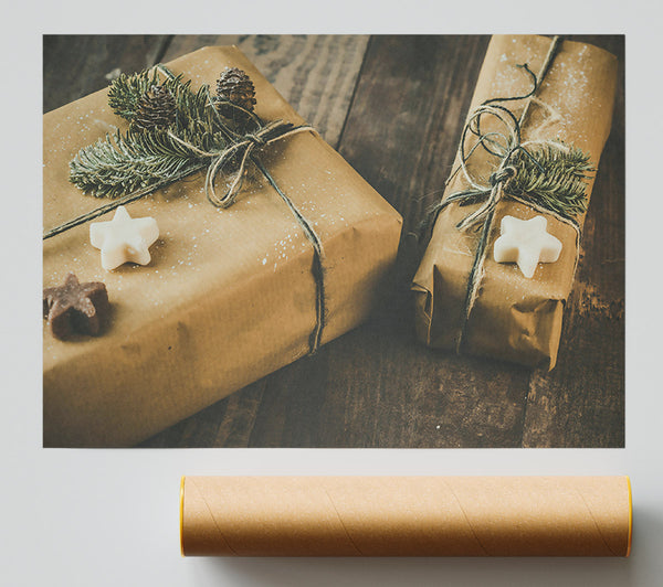 Brown Wrapped Gifts