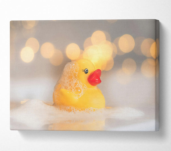 Yellow Duck In Suds