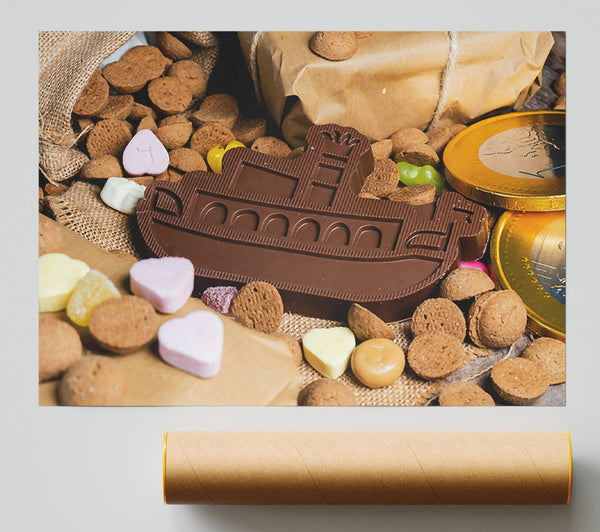 Chocolate Ship Of Sweets