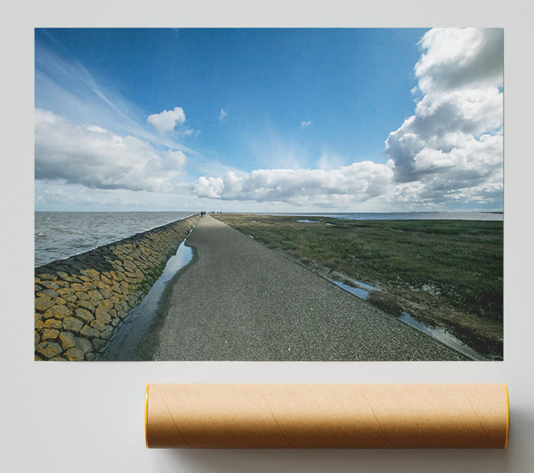 Blue Sky Path To The Sea