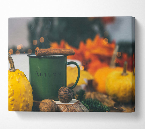 Green Autumn Mug