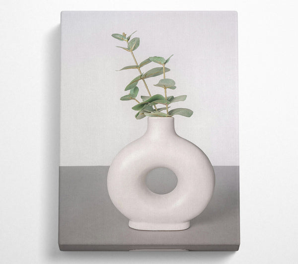 Pale Green Donut Vase