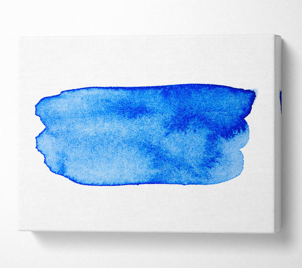 Azure Watercolor Brushstroke