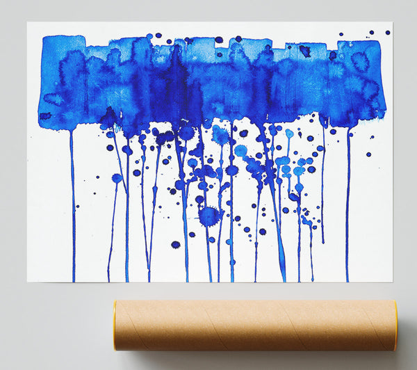 Cobalt Blue Drips