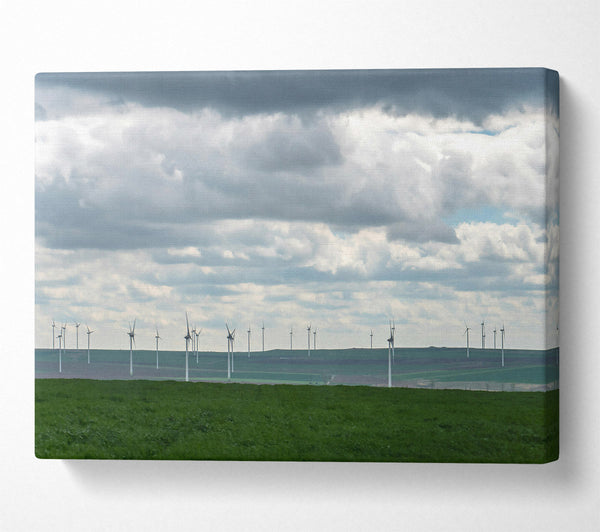 Gray Sky Windmills