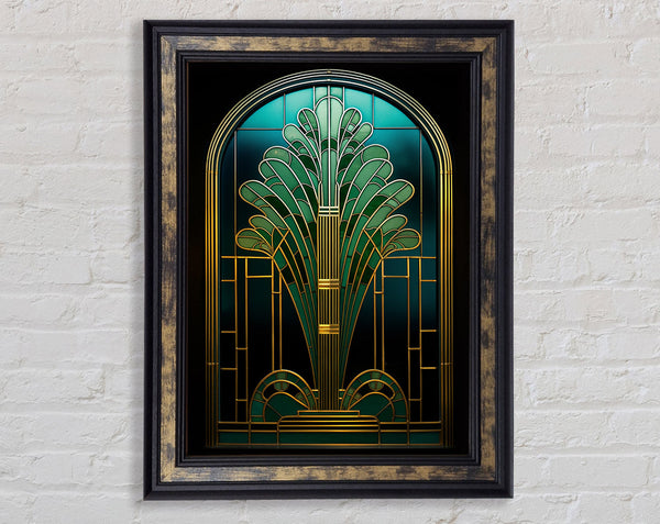 Stained Glass Green