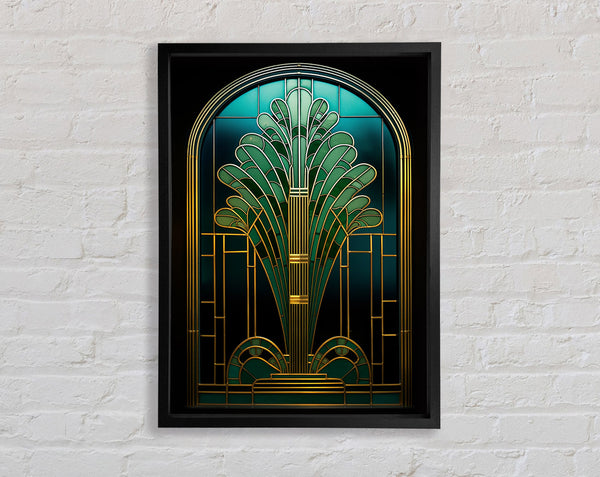 Stained Glass Green