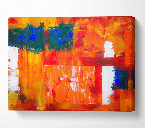 Orange Abstract Painting