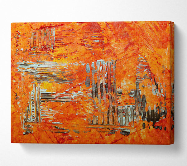 Orange Abstract Cityscape