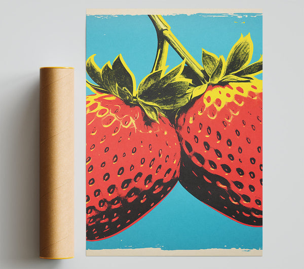 Strawberry Popart