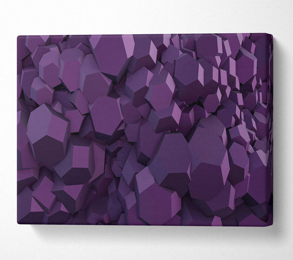 Purple Geometric Formations