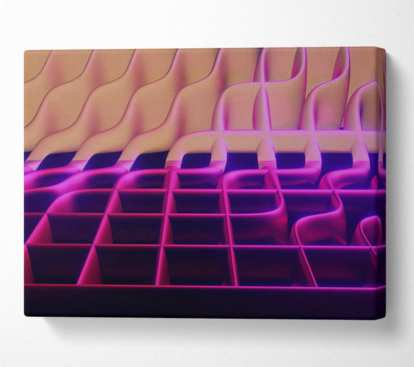 Magenta Grid Shift