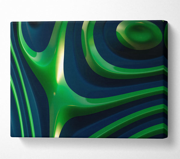 Emerald Abstract Waves