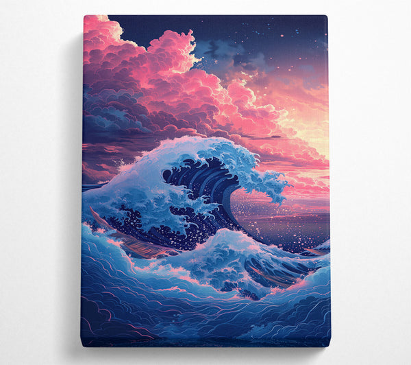 The Great Wave Sunset