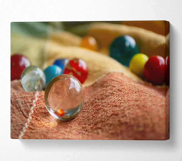 Red Fabric Marbles