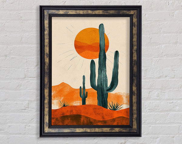 The Sun Cactus Desert