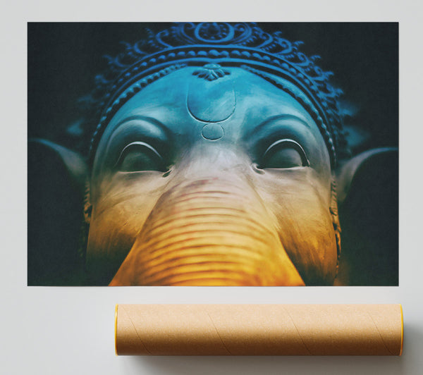 Blue Ganesha'S Gaze