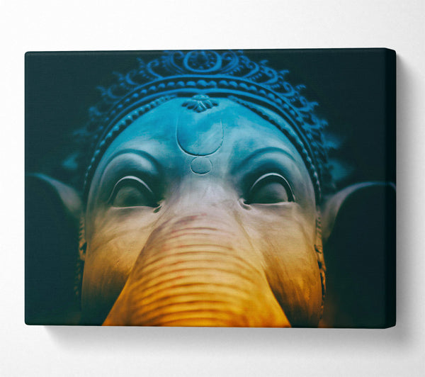 Blue Ganesha'S Gaze