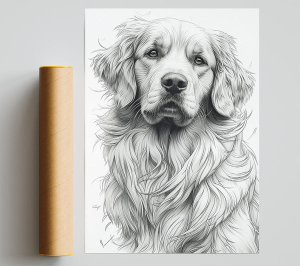 Golden Fur Portrait