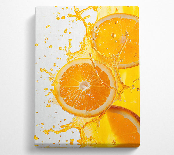 Golden Orange Splash