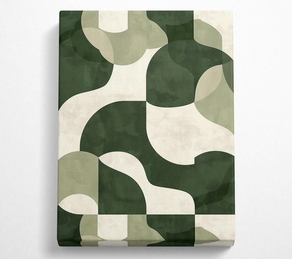 Forest Green Abstract