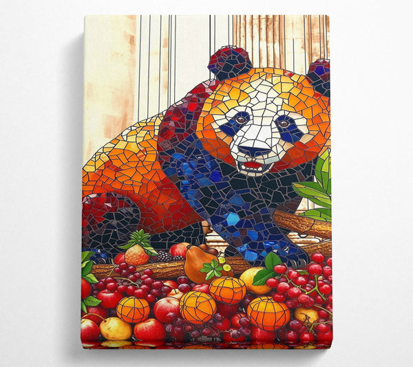 Orange Panda Mosaic