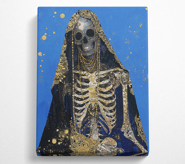 Blue Gold Skeleton