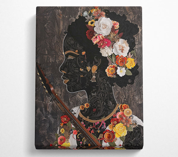 Black Floral Rhapsody