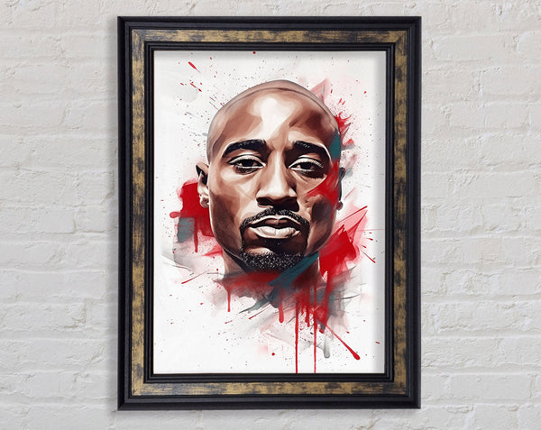 Tupac Brush Strokes