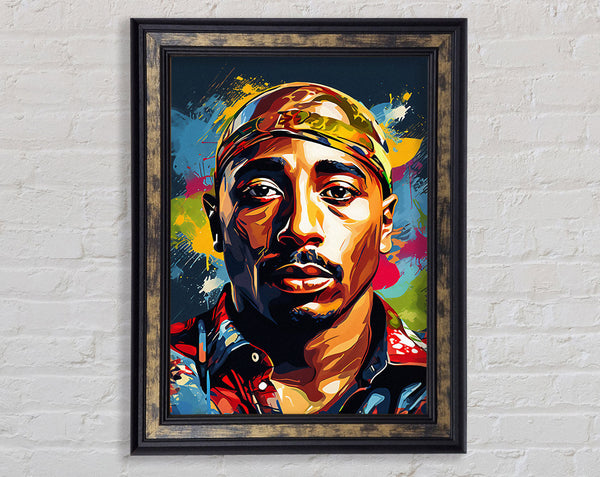 Tupac Paint Splash