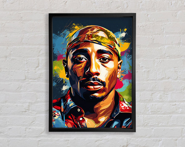 Tupac Paint Splash