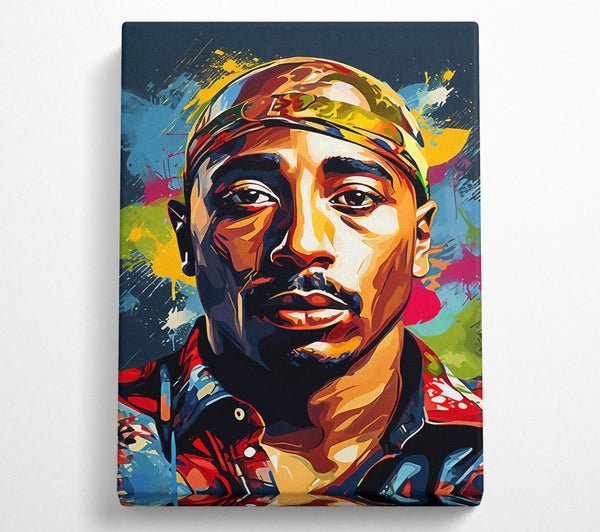 Tupac Paint Splash