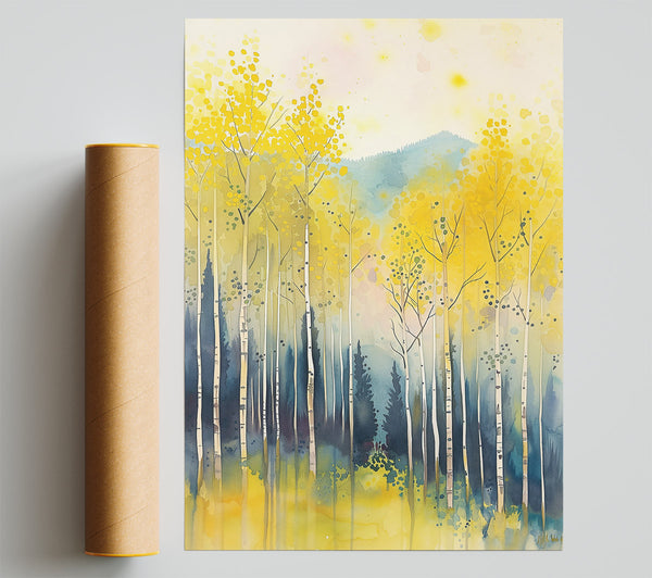 Golden Aspen Grove.