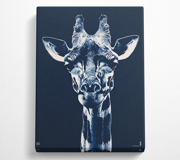 Indigo Giraffe Gaze