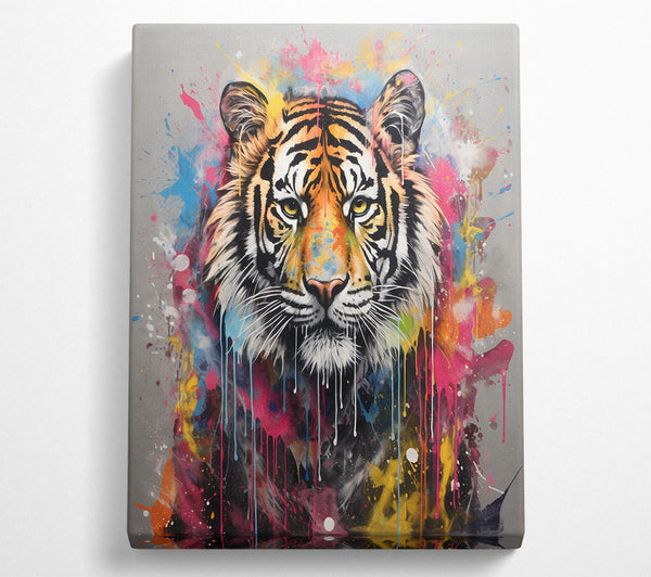 Urban Tiger Paint Splash