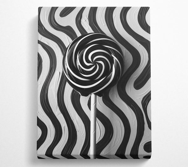 Black Swirling Delight