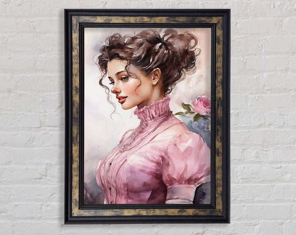 Victorian Woman Watercolour