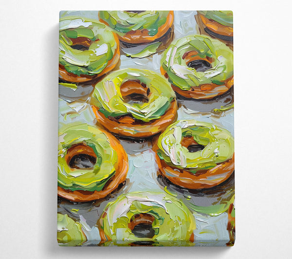 Lime Green Donuts