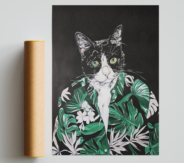 Emerald Green Cat