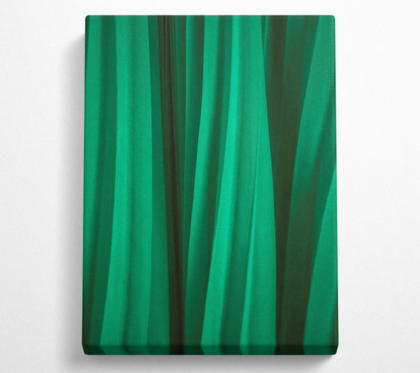 Emerald Fabric Folds