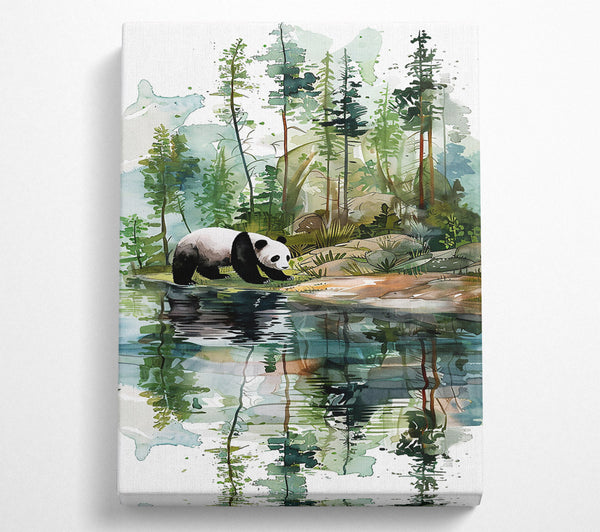 Emerald Panda Reflection