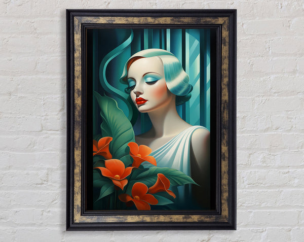 Woman Bold Art Deco