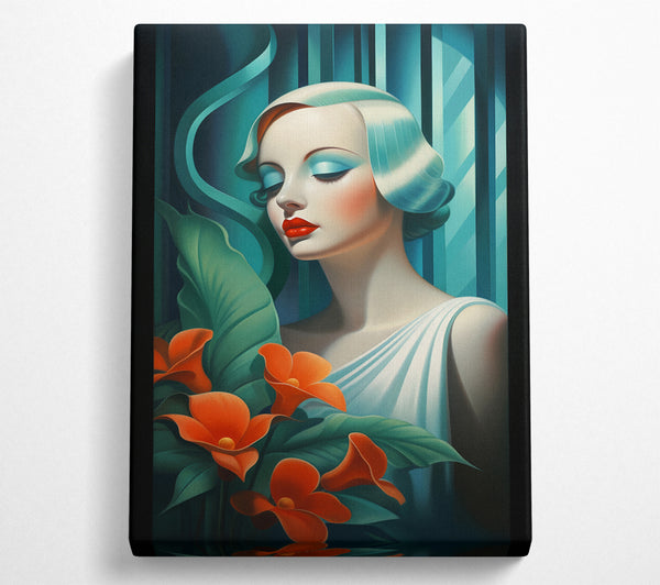 Woman Bold Art Deco