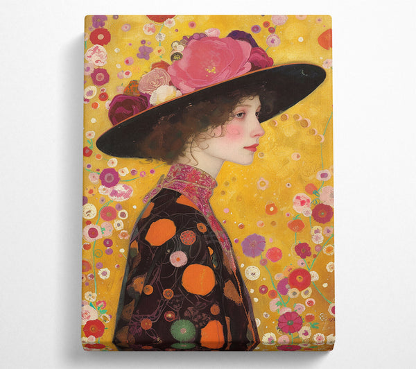 Woman With Flower Hat