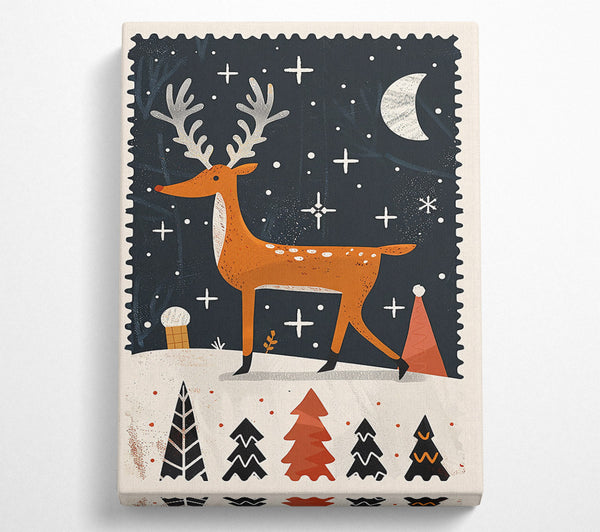 Orange Night Reindeer