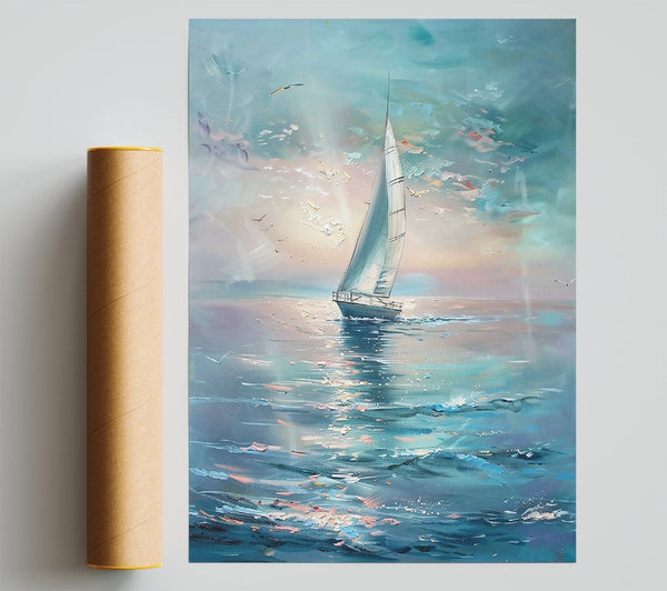 Azure Sailboat Dreams