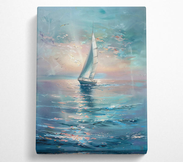 Azure Sailboat Dreams