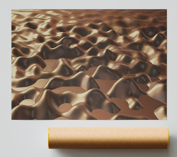 Bronze Liquid Landscape